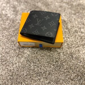 Luxury Black Monogram Card Holder